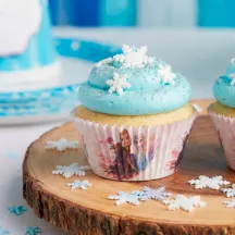 Frozen cupcake cases, 25 pieces