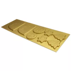Silikonform für Bûche de Nöel Dekoration