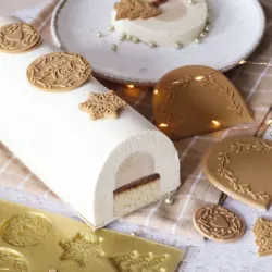 Stampo in silicone per decorazione Bûche de Nöel