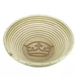 Rundes Gärkörbchen Krone, Ø 22 cm