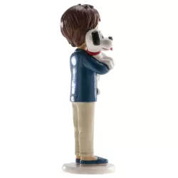 1 First communion figurine boy with dog