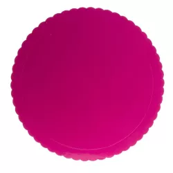 scalloped cake drum 30cm