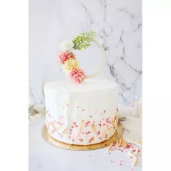 1 Cake Topper - Blumen
