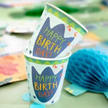 Dino party cup, 250 ml, 8 pieces