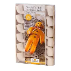 Pipe di terracotta Grittibänz, 12 pezzi