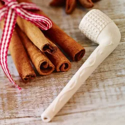 Clay pipes Grittibänz, 12 pieces