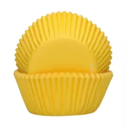 Yellow cupcake baking cups, 48 pieces