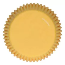 Gelbe Cupcake-Backförmchen, 48 Stück