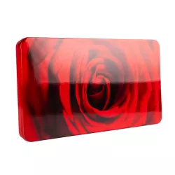 Metal tin for chocolate bars, 190 x 94 x 12 mm