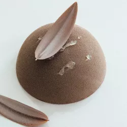 Chocolate stamp for leaves, 8 pieces, 6 cm