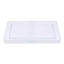 Square mold for chocolate bars, 2 pieces