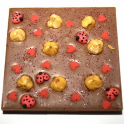 Square mold for chocolate bars, 2 pieces