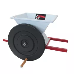 Manual cocoa bean crusher, approx. 100 kg/h