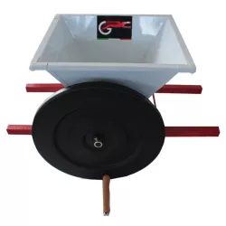 Manual cocoa bean crusher, approx. 100 kg/h