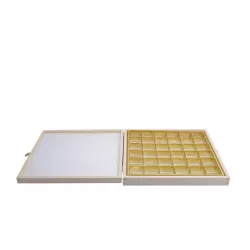 Wooden chocolate box for 36 chocolates