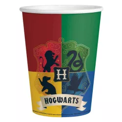 8 bicchieri di carta Harry Potter 250 ml