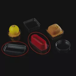 Rectangular patisserie trays, biodegradable, 2000 pieces