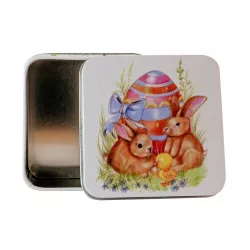 Scatola per biscotti Pasqua 87 x 87 x 40 mm