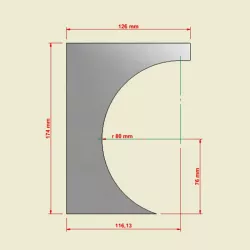 Lisciatrice per dolci in acciaio inox - N2