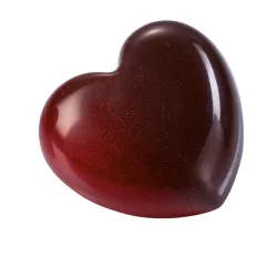 Chocolate mold heart, 12 pieces