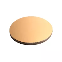 Dessous de plat or/noir rond, Ø 22 cm, 10 pièces