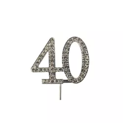 Copri numero in diamante - Numero: 40