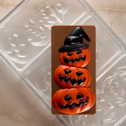 Schokoladentafelnform Halloween Kürbisse