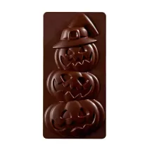 Stampo per tavolette di cioccolato Halloween Kürbisse
