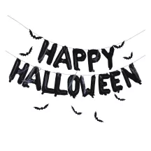 1 guirlande de ballons "Happy Halloween"