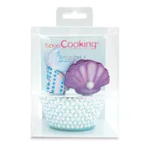 Mermaid Baking Cups and toppers