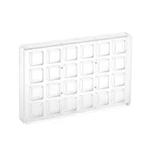 Stampo per praline Quadrato, 24 Praline