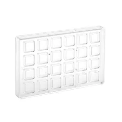 Square praline mold, 24 pralines