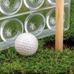 Polycarbonate golf ball praline mold, 15 pieces