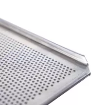 Perforated aluminum baking tray, 44 x 35 cm