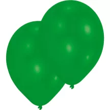 Green balloons, pack of 10