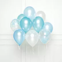 Bouquet di palloncini blu, 10 pezzi