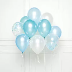 Bouquet di palloncini blu, 10 pezzi