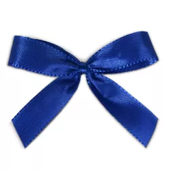 Masche mit Clip, blau