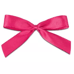 Fuchsia-pink bow with clip