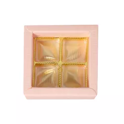 Pralinenschachtel Rosa für 4 Pralinen