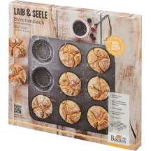 Perforiertes Brötchen-Backblech mit Antihaft-Beschichtung