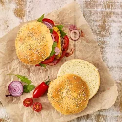 Plaque de cuisson pour petits pains à burger, perforée & anti-adhésive