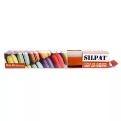 Silicone baking mat brown, 52 x 31.5 cm