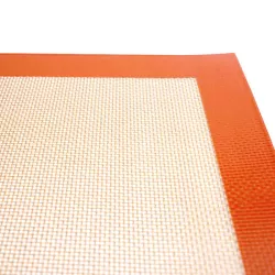 Silicone baking mat brown, 52 x 31.5 cm