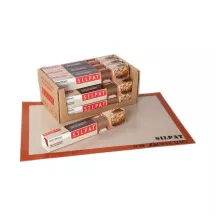 Silicone baking mat brown, 52 x 31.5 cm
