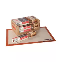 Silikonbackmatte braun, 52 x 31.5 cm