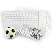 Cake topper Set Calcio Happy Birthday