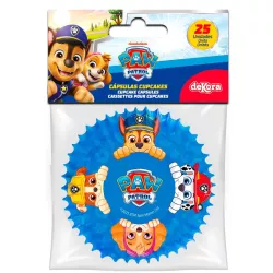 Stampi per cupcake "Paw Patrol" - 25 pezzi.