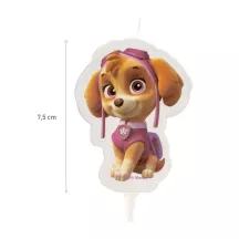 Bougie Pat Patrouille 2D "Skye" Stella - 7,5cm