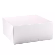 Tortenbox Weiss, 18 x 18 x 8 cm